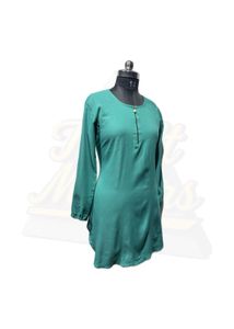 Green Long Sleeve Dress