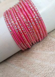 Glass Bangles Set Of 3