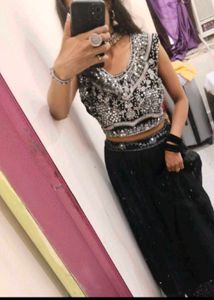 Black Embellished Lehenga Choli