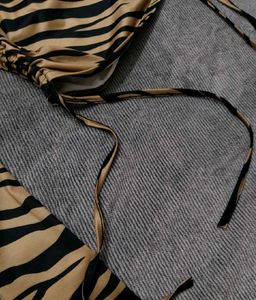 Zebra Print Crop Top