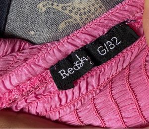 Pink Eyelet Corset Top