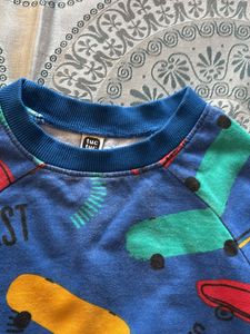 Skate Print Kids Sweatshirt