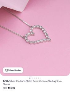 92.5 Pure Silver  Necklace