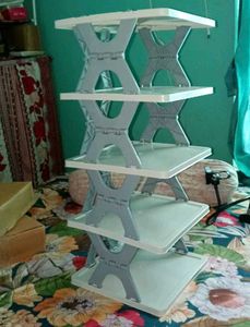 Shoe Rack 5 Layer Foldable😲