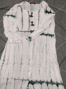 Tie-Dye White Dress