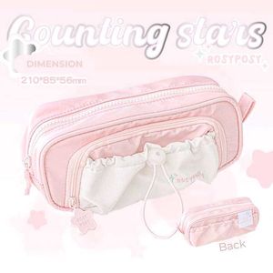 Rosy posy pink pencil case