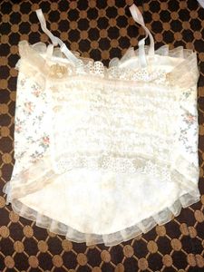 Floral Lace Corset Top