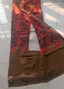 Printed LightWeight Sari(Unused)