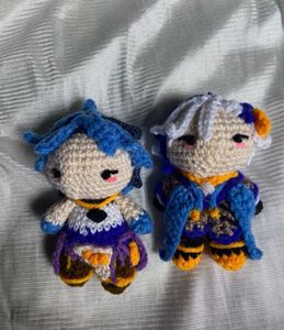 Crochet Plush Dolls (Set of 2)