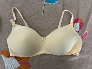 Padded Cream Bra