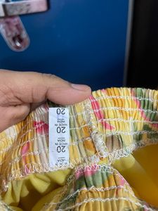 🎉offer🎉Goldish Yellow Kurta Set For Baby Girl