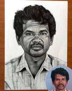 Custom Charcoal Portrait Gift