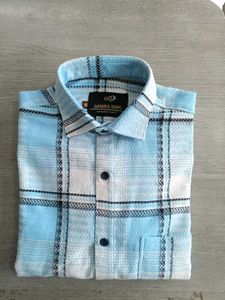 Qasmi and Sons Men’s Cotton Checked Shirt |  size.