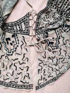｡⁠*ﾟ🪩Y2K Sequin Embellished Top