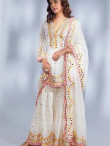 Elegant White Kurta Set