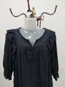 Navy Blue Blouse