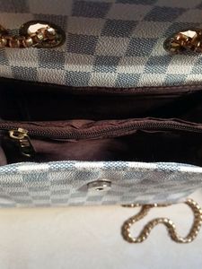 White And Gray Sling Bag