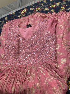 Dusty Rose Embellished Dress