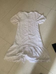 White Eyelet Dress