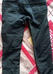 6 -7 Year Girl Black Jeans