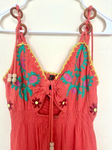 CORAL BEACH DRESS ✨