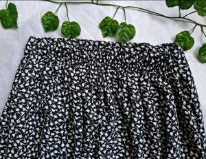 Floral Pinterest Slit Skirt