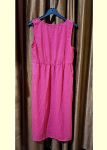 Sheer Pink Dress Size 40 Inches