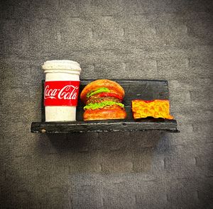 Burger, Fries &amp; Coke Fridge Magnet