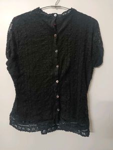 Black Lace Top