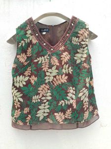 Branded Crop Top.