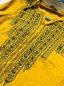 Global Desi Embroidered Top - Size S