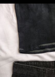 H&amp;M Y2K Faded Fitted Top