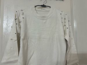 Pearl Embellished Sweater