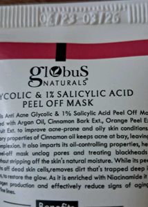 Globus Naturals PEEL OFF MASK 100ml.