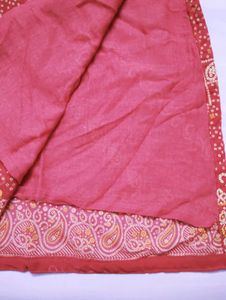 Red Printed Kurti And Pant Set