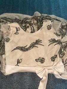 Elegant Embroidered Party Dress