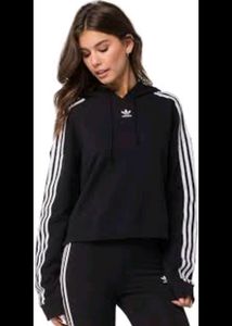 Adidas Original Cropped Hoodie Sweatshirt