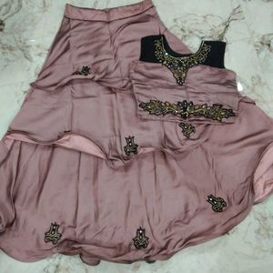 Elegant lehnga with Embroidery blouse