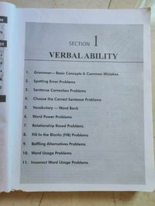 Verbal Ability &amp; Comprehensive For CAT