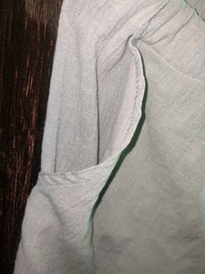 Casual Beige Corduroy Pants