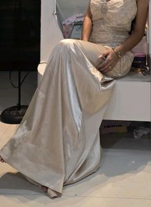 Elegant Biege Evening Gown