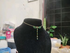 Emerald Green Beaded Necklace