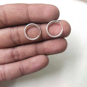 925 Silver Big Size Earings, बाली. 1 Pair