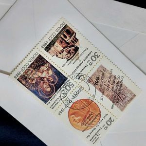 1988 Sheet of USSR Armenia Stamps