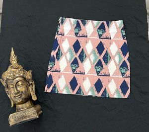 Patterned Mini Skirt