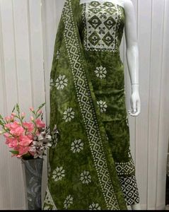 Floral Green Kurta Set