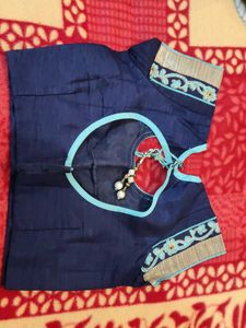 Elegant Ombre Saree with Embroidery