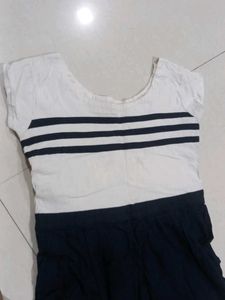 Cute Striped Fit &amp; Flare Dress