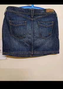 Denim Jeans Skirt From Levis