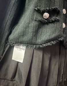 Combo Tweed Blazer Jacket &amp; Low Rise Jeans